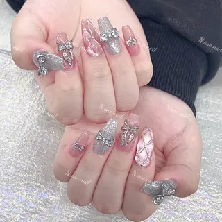 ネイル 長いだし/スカルプ/ パラシェルN.oneのネイルデザイン