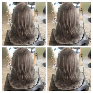 セミロング カラー Agu 清尾 浩昭のヘアスタイル