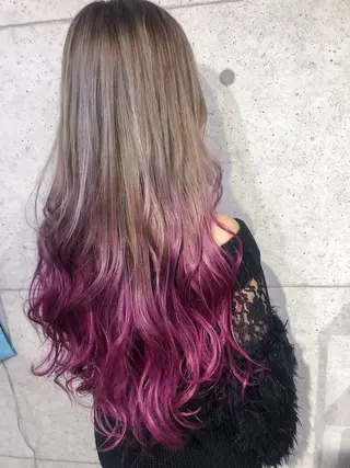 カラー AO アオのヘアスタイル