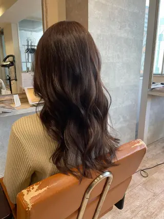 ロング カラー 小顔/似合わせカット 杉山莉菜のヘアスタイル