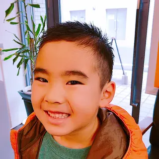 メンズ キッズ 前之園 ひかるのヘアスタイル