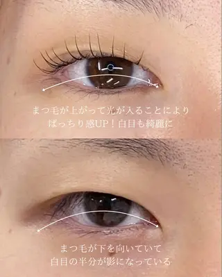 マツエク・マツパ waka eyelashのマツエク・マツパデザイン