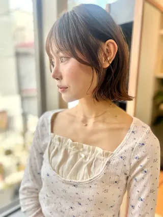 ミディアム 山中 欧輔のヘアスタイル