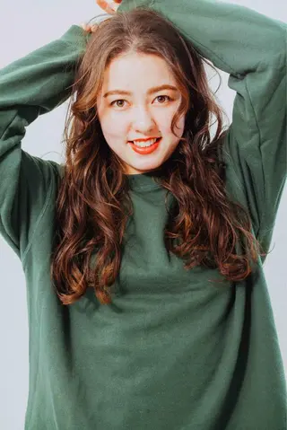 セミロング カラー パーマ ヘアアレンジ メンズ キッズ ネイル マツエク・マツパ 藤井 仁紀のヘアスタイル