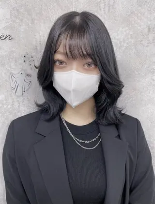 ミディアム カラー 【美髪ハイトーン】 髪質改善/大和🎀のヘアスタイル