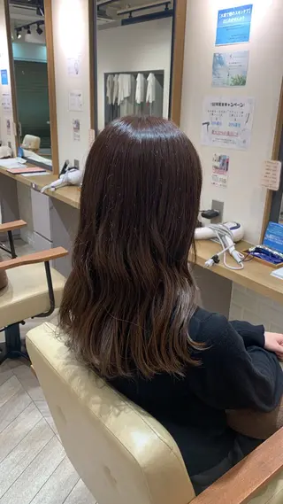 ロング カラー 暖色/艶カラー🍑☆ /杉村夏希のヘアスタイル