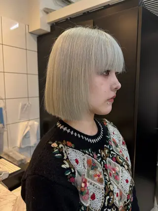 ショート 韓国ヘア/ハイトーン RYUSEIのヘアスタイル