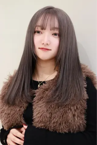 ロング カラー 浅野 匠のヘアスタイル