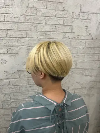 ショート 池袋メイク/艶カラー 🎀Rina🎀☁️のヘアスタイル