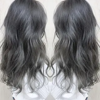 ロング カラー BOX mico.のヘアスタイル