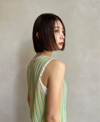 ショート カラー ヘアアレンジ 脇野 茉優のヘアスタイル