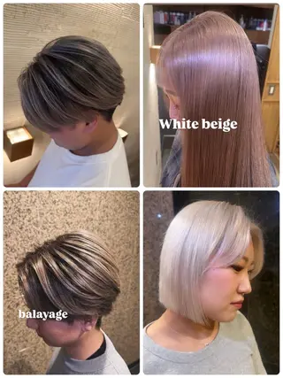 カラー 安藤 聖麻のヘアスタイル