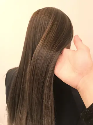 ロング カラー シールエクステ⭐️ オオミタクヤのヘアスタイル