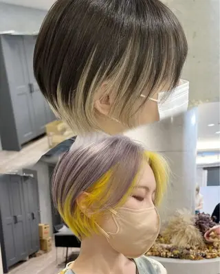 ショート ケアブリーチ🌟 ♢WATARU♢のヘアスタイル