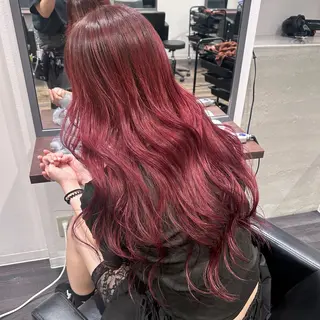 ロング 🤎オリーブカラー× パーマ特化💫森口のヘアスタイル