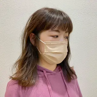 セミロング ショート& パーマ　坂本のヘアスタイル