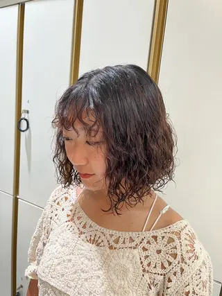 パーマ バレイヤージュ/ヘア アレンジ/shionのヘアスタイル