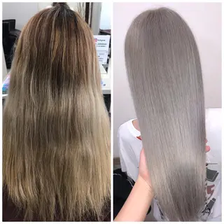 セミロング カラー MAKO ❤️🔥NEXTのヘアスタイル
