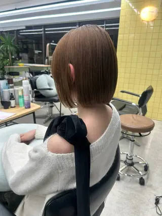 ショート レイヤー・ボブカット ／もえまる🌻のヘアスタイル