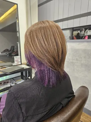 ミディアム 山田 一輝のヘアスタイル