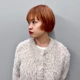 ショート カラー トレンドパーマ☝️ 🌱ショート/緒方椋のヘアスタイル