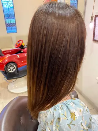 セミロング パーマ アンプヘアー  西京極店所属・unpeuhair/ 宮岡　光希のその他イメージ