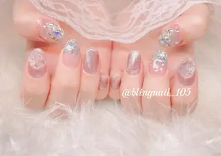 ネイル 23時まで❤︎韓国、 ワンホンネイルのネイルデザイン