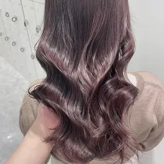 ロング カラー パーマ ヘアアレンジ メンズ キッズ ネイル マツエク・マツパ アイブロウ ♡ 𝐑𝐈𝐎♡のヘアスタイル