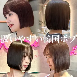 ショート 原宿/韓国ボブ /くびれボブ/優希のヘアスタイル