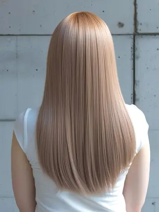 セミロング カラー ☕️ベージュカラー 内藤光哉☕️のヘアスタイル