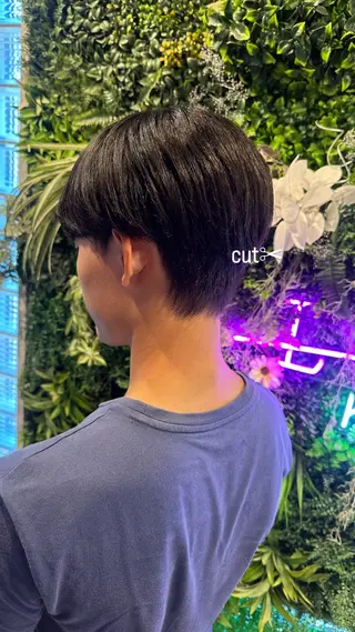 ショート メンズ luau ao cahoのヘアスタイル