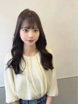 ロング カラー 韓国ヘア🇰🇷 スズキのヘアスタイル