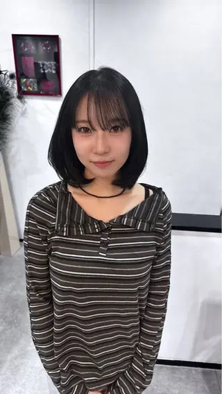 ミディアム wakana/ カット/ハイライトのヘアスタイル