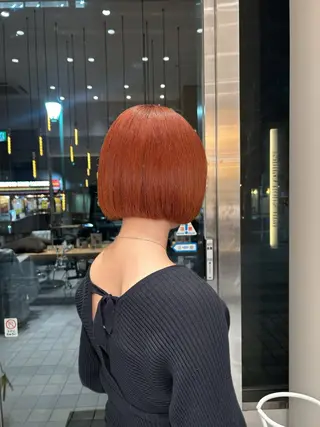 ショート yoko/レイヤー /小顔ボブ／メンズのヘアスタイル