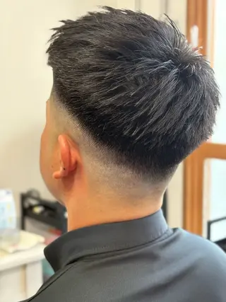 ショート メンズ Snalyメンズ特化 スエハラのヘアスタイル