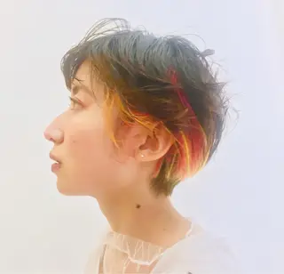 ショート カラー 大野 あさみのヘアスタイル