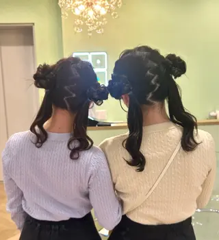 ヘアアレンジ 💖韓国ヘア/ハイト ーン💖mikotoのヘアスタイル