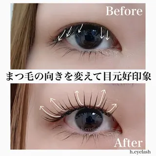 マツエク・マツパ h..eyelash ..Hiroのマツエク・マツパデザイン