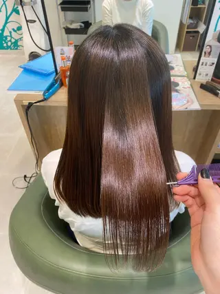 ミディアム 鹿児島 聖来のヘアスタイル