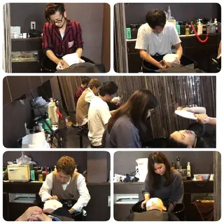 ロング カラー 髪の病院  ルーミールームのヘアスタイル