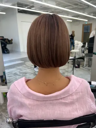 ショート ボブショート/岩崎 明生のヘアスタイル