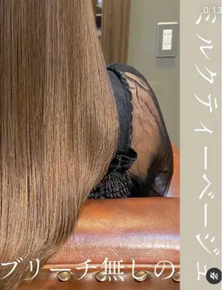ロング カラー 比嘉 翼のヘアスタイル