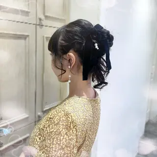 ヘアアレンジ 🎼艶感カラー ヘアメ たま🎀のヘアスタイル