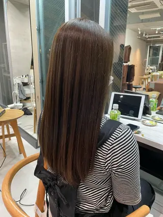 セミロング カラー 浦和指名率No.1 ショート特化美容師のヘアスタイル