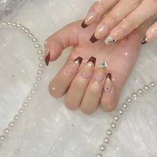 ネイル Blue daisy RIN🎀のネイルデザイン