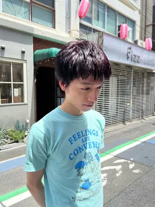 ショート カラー io濱川 遥のヘアスタイル