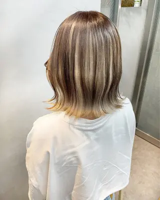 ミディアム カラー 女性リピ90%🍨 🩷佐藤みずきのヘアスタイル