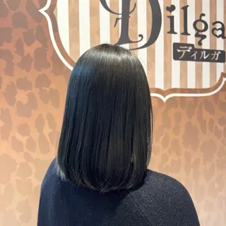 ミディアム カラー DILGA LINK Rioのヘアスタイル