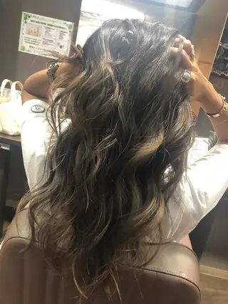 ロング カラー pep natsumiのヘアスタイル