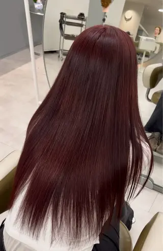 ロング カラー 日吉 里緒のヘアスタイル